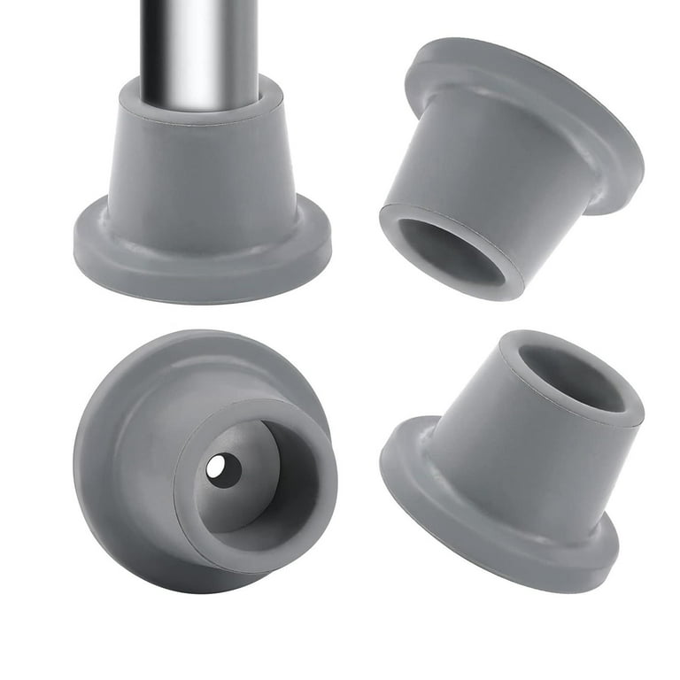 FITYLE 8x Shower Chair Feet Shower Chair Leg Tips Gray Rubber Feet