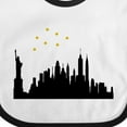 thumbnail image 4 of Inktastic New York Skyline Boys or Girls Baby Bib, 4 of 4