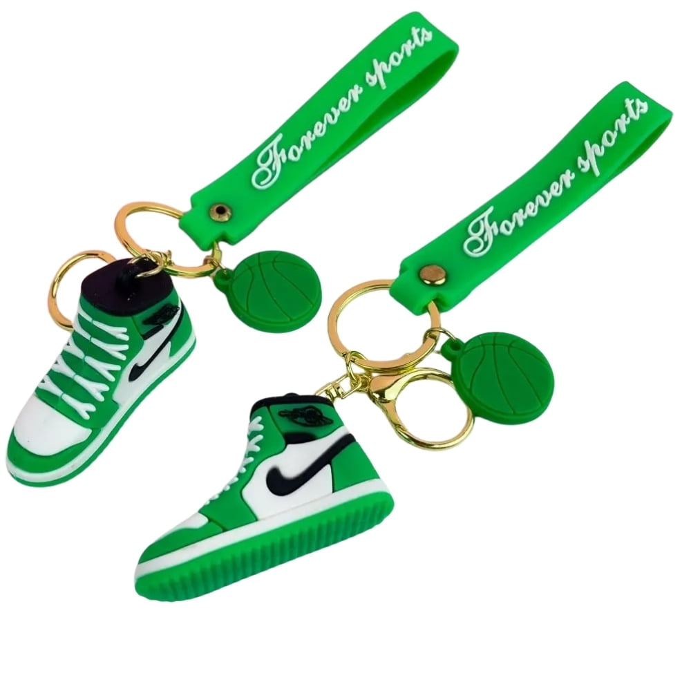 nike keychain in shoe