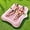 Pink Leaf-L Size, variant on Pool Floats Adult, Large Floating Bed with Ice Bar, Tanning Bed Pool Raft Inflatable Lounger with Drink Holder Tanning Chair Inflatable Pool Toys for Party Beach Backyard