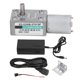 thumbnail image 1 of Gear Motor 24V Worm 2W Adjustable Speed Reversible AU Plug AC 110V‑240V with Bracket 200 RPM, 1 of 5
