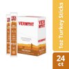 Vermont Smoke & Cure Meat Sticks, Turkey, Antibiotic Free, Gluten Free, Honey Mustard, 1oz Stick, 24 Count