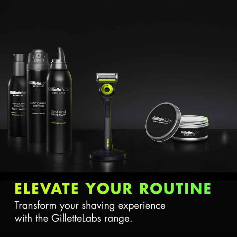 Gillette Labs with Exfoliating Bar Mens Razor Neon Edition - 1