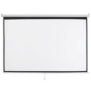 ZENSTYLE 100 Diagonal Projection Screen Portable Projector Movies Screens for Home Theater White