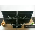 thumbnail image 4 of VIVO Quad Monitor Desk Stand Mount Freestanding Glass Base | 4 Screens up to 27", 4 of 6