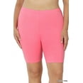 thumbnail image 4 of 2 Packs of Zenana Womens & Plus Soft Cotton Stretch Mid Thigh Length Fitness Sport Biker Shorts, 4 of 5