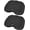 Black 2pcs, variant on Anti-Slip Kayak Seat Cushion - Waterproof Thicken Gel Boat Kayak Canoe Rowing Stadium Pad for Sit in Kayak Chair Kayak Accessories Equipment Gear for Fishing Kayak