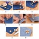 thumbnail image 5 of Juego de ojales de 100 piezas Kit de ojales de 14 mm Herramientas para ojales Kit de ojales con ojales de metal con herramientas para ojales para reparación de carpas de lona de lona Plata, 5 of 5