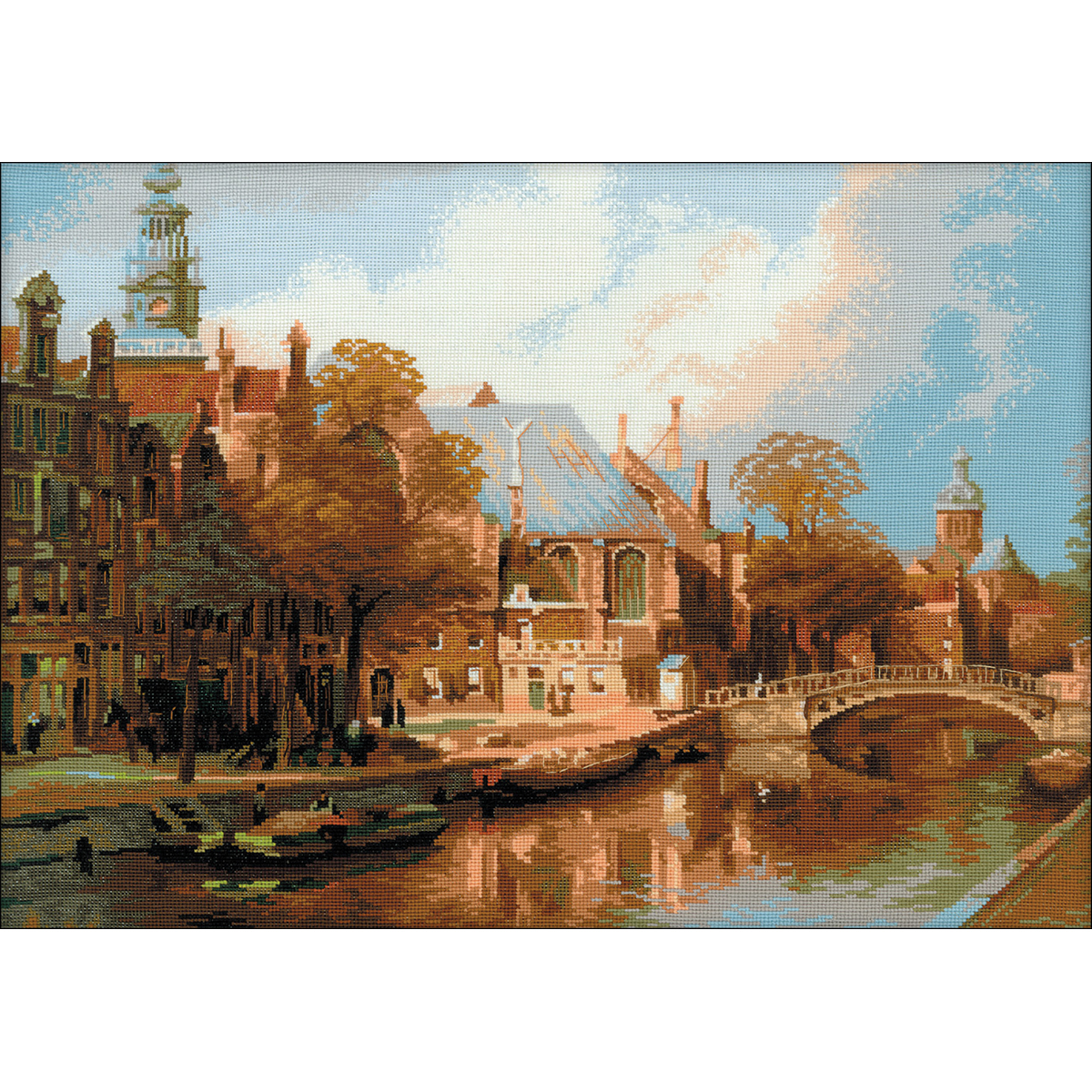 Amsterdam Counted Cross Stitch Kit21.25"X15.75" 14 Count
