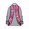 thumbnail image 3 of French Bulldog and Donut Pink Pattern Backpack for School, Cute School Bag with Adjustable Shoulder Straps and Padded Back, 15.3"x11"x6.7", 3 of 5