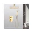 thumbnail image 3 of Ceiling Mounted Shower System Combo Set with Handheld and 16"Shower head, 3 of 4