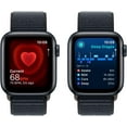 thumbnail image 4 of Restored Apple Watch Series SE 2nd Gen (GPS) 40mm Midnight Aluminum Case Ink Sport Loop (Refurbished), 4 of 6