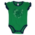 thumbnail image 3 of Girls Newborn & Infant Navy/Green Notre Dame Fighting Irish Too Much Love Two-Piece Bodysuit Set, 3 of 3