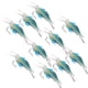 thumbnail image 1 of Juego de cebos de camarón blando de 5 cm, 10 piezas/bolsa, color azul, ideal para aparejos de pesca, 1 of 5