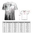 thumbnail image 3 of Dude Perfect T-Shirts for Women, Fasion Oversize Short Sleeve Shirts, Casual 3D Print Tee, S-6XL, 3 of 9