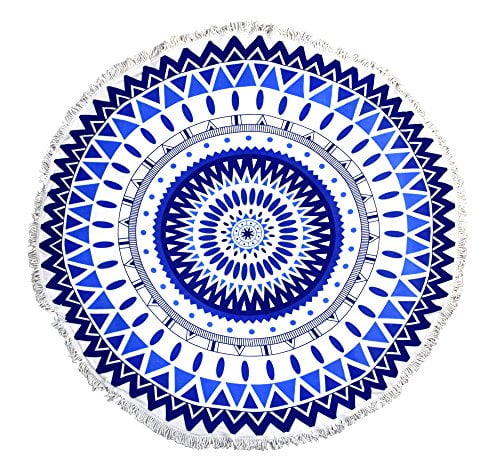 thick round yoga mat