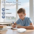 thumbnail image 2 of Reproductor de CD portátil Gueray CD Discman con pantalla LCD para auriculares, 2 of 9