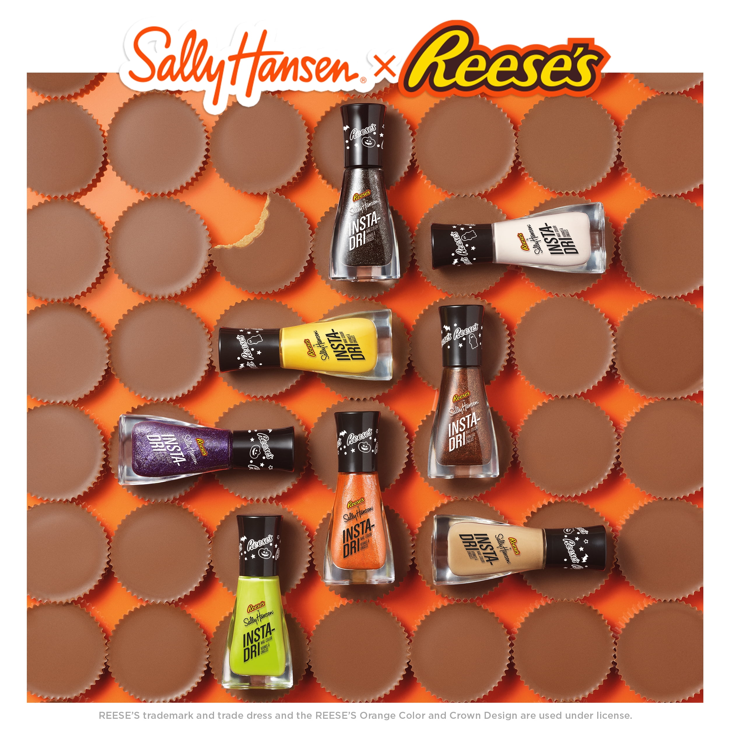 Sally Hansen Insta-Dri x REESE'S Nail Polish, The Best Combo​, 0.31 fl oz, Quick Dry