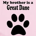 thumbnail image 2 of CafePress - My Brother Is A Great Dane Body Suit - Baby Light Bodysuit, Size Newborn - 24 Months, 2 of 4