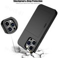 thumbnail image 5 of Funda protectora de alta resistencia para teléfono móvil, carcasa delgada con ranura deslizante, dura, para iPhone 15 Pro Max, 15 Plus, 14 Pro, 13, 12, 11, XS, XR, 5 of 5