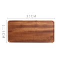 thumbnail image 4 of 5X South American Walnut Tray, Solid Wood Wooden Afternoon Tea Tray, Fruit Tray, Coffee Shop Simple Snack Tray, 4 of 5