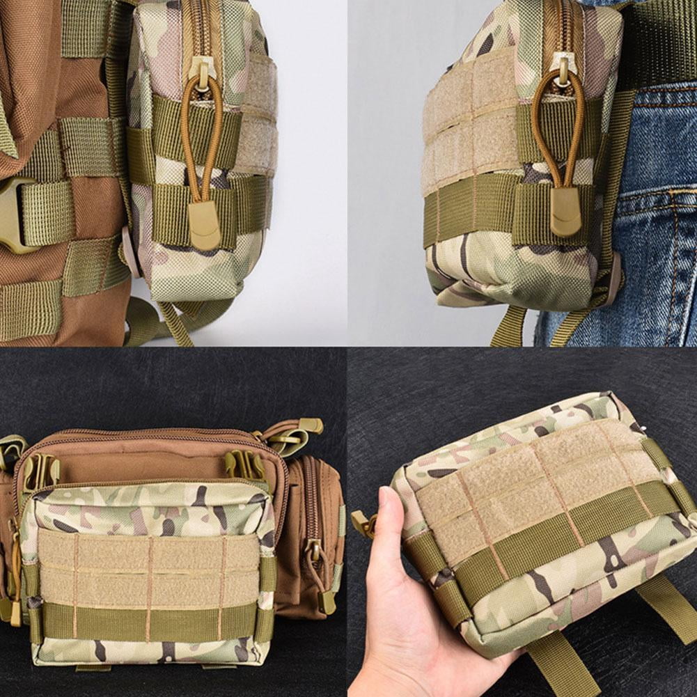 Outdoor Sports Pockets Mobile Phone Coin Purse Army Fan Tactical Belt Bag