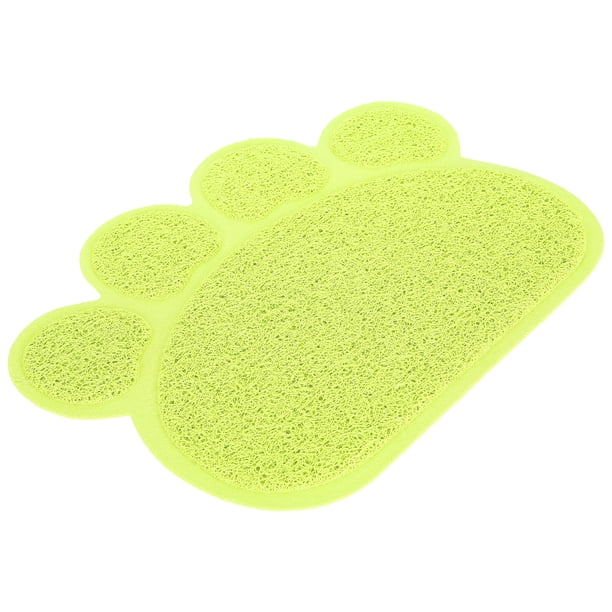 Estera de arena con forma de pata, arena para perros y gatos de PVC, almohadilla de arena para gatos de PVC, estera para caja de arena para gatos, los mejores materiales Jadeshay A
