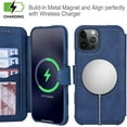 thumbnail image 5 of Magnetic Buckle Flip Leather Phone Case For iPhone 12 Pro 6.1", 5 of 5