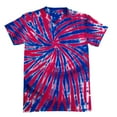thumbnail image 6 of Colortone Womens Rainbow Tie-Dye Short Sleeve Heavyweight T-Shirt, 6 of 10