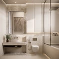 thumbnail image 7 of EDX Bathroom Mirror 36"x 40" Wall Mirror with Rectangular Metal Frame, Silver, 7 of 7