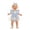 R136-Blue, variant on RMGVDSD Baby Girl Clothes Infant Girls Ruffle Sleeveless Floral Romper Plaid Dress Bodysuits Dresses Headband Set Cute Summer Outfit 6-12 Months