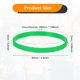thumbnail image 3 of Uxcell 24Pcs Pulseras de Goma, Pulseras de Silicona de Color Sólido para Deporte/Ejercicio/Baloncesto Hombres Mujeres Adolescentes [Verde Lago], 3 of 6