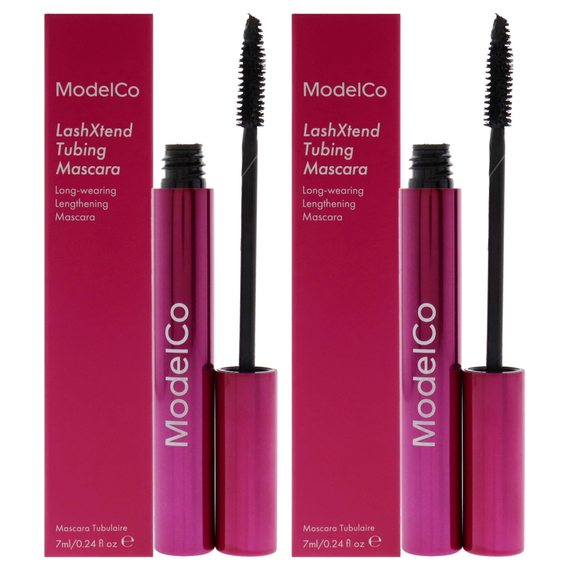 ModelCo Lashxtend Tubing Mascara Black Pack of 2 0.24 oz Mascara