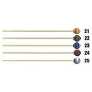 Mike Balter Pro Vibe Series Rattan Mallets 21 Yellow Cord Hard
