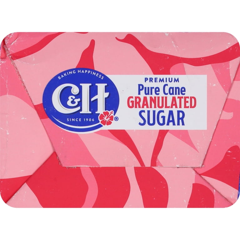5 pack) C&H Pure Cane Sugar, 4 lb Bag, Summer Baking, July 4th