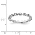 thumbnail image 5 of Stackable Expressions Sterling Silver  Diamond Ring, 5 of 5