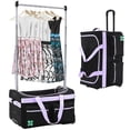 thumbnail image 3 of Slsy Dance Bag With Garment Rack, 28" Dance Costumes Rolling Garment Bags with Wheels for Competition, Shows, Performances, Travel, 3 of 11