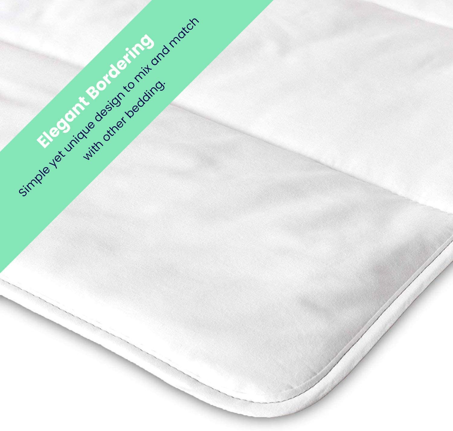Celeep Thin Duvet Insert (86"x 86") - White, All Season Down Alternative Comforter Insert, Soft, Plush Microfiber Fill, Machine Washable, Queen Size - image 3 of 7