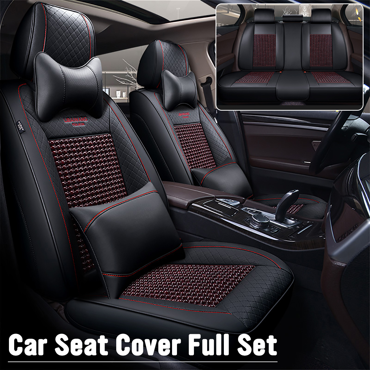 Deluxe 6D 5 Car Seat Cover Full 