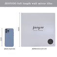 thumbnail image 3 of Hweilai Plexiglass locker mirror tile, bedroom body exercise wall mirror, 3 of 5