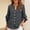 Dark Gray, variant on Only Moment Blouses for Women Long Sleeve V Neck Ruffle Sleeves Cotton and Linen/Wash Water Wrinkled Cloth with Oversized Collar Slim Fit Blouse Elegant Stand Out Lapel Top Blue,XL