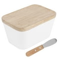 thumbnail image 1 of Recipiente multifuncional para mantequilla con cuchillo untador, accesorios de cocina (400 lb, 500 ml, para 400 g de mantequilla), 1 of 14