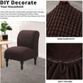 thumbnail image 2 of Armless Chair Slipcover Removable Armless Chair Cover Printed Armless Accent Chair Covers Washable Slipper Chair Slipcovers Furniture Protector Covers for Extra Large Armless Accent Chair, 2 of 8