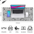 thumbnail image 5 of Long Mouse Pads for Desk,Halloween Spider Web and Spiders Desk Mats on Top Of Desks, Desk Mouse Pad Extra Large with 3mm Non-Slip Base and Stitched Edge for Gaming,Office,Work,Home 35.4x15.7in, 5 of 5