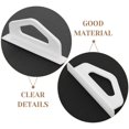thumbnail image 2 of 200pcs Hook with Slot Hole: Retail and Home Use Protects Hooks from Damage Enhances Product Display for Various Sizes and Shapes, 2 of 3
