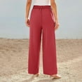 thumbnail image 5 of Womens Pants Wide Leg Pants Woman Women's Casual Pants Wide Leg Dress Pants High Waisted Dressy Trousers for Versatile Everyday Wear for Events and Outings, 5 of 6