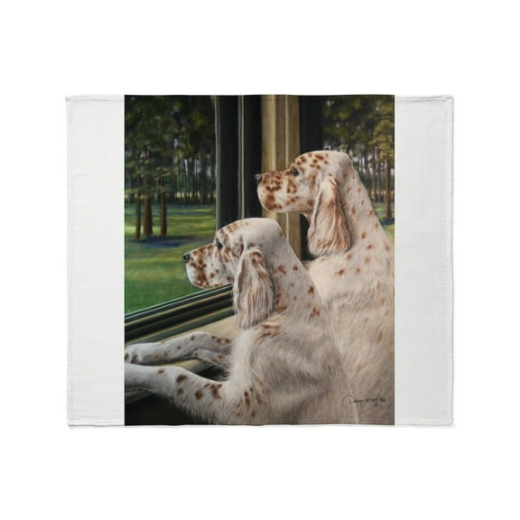 CafePress - English Setter Puppies Throw Blanket - Soft Fleece Throw Blanket, 50"x60" for All Ages