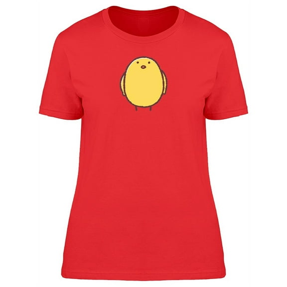 Cute Chicken Doodle Cartoon T-Shirt Women -Image by Shutterstock, Female Small