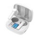 thumbnail image 2 of Auriculares compatibles con Bluetooth Auriculares impermeables con cancelación de ruido con compartimento de carga Auriculares inalámbricos TWS, blanco seitruly EL004811-02B, 2 of 2