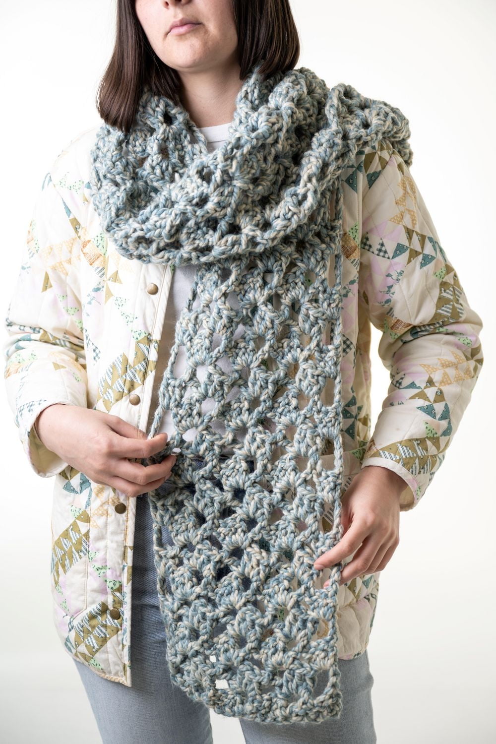 Lion Brand Wool-Ease Thick & Quick Yarn Hudson Bay #6 Super Bulky Acrylic/Wool yarn, 170g/ 97m, 3-CT, LBY WETQ HUDSON BAY, 3-CT